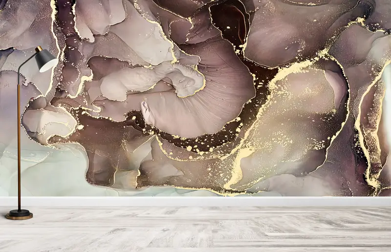 3d Wall Paper, Wall Paper Peel and Stick, Paper Wall Art, Modern Marble Wall Art, Abstrac tMArble Wall Poster, - 4