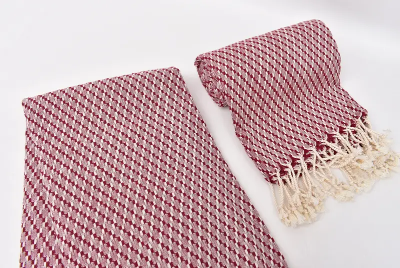 Organic Towel, Peshtemal Towel, 68x40 Cotton Geometric Towel, Personalized Gifts, Custom Towel, Wedding Hand Made Gift, Mother Of The Groom Gift - 7