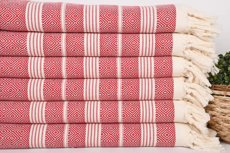 Spa Gift, Personalized Turkish Towel, 70x38 Cotton Diamond Towel, Organic cotton Turkish peshtemal towel, Turkish hand towel, Hammam towel - 2