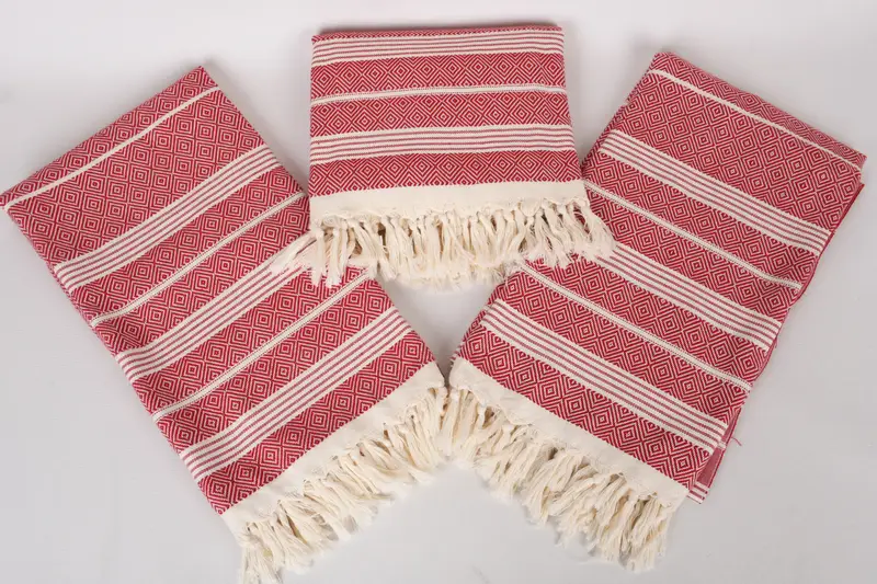Spa Gift, Personalized Turkish Towel, 70x38 Cotton Diamond Towel, Organic cotton Turkish peshtemal towel, Turkish hand towel, Hammam towel - 6