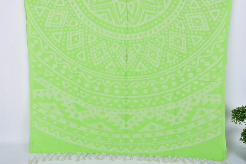 Turkish Towel USA, Girls Weekend Favors, Memorial Gift, Monogram Beach Towel, Monogram Turkish Towel, 70x40 Cotton Round Pattern Towel - 6