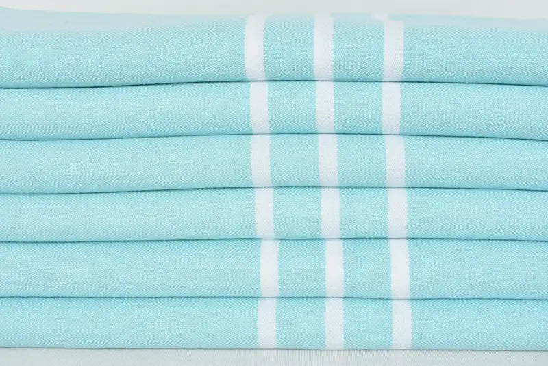 Bridesmaid Gift, Quick-drying peshtemal towel for poolside, Guest Towel, Gift For Bride, 70x40 Cotton Striped Towel, Thin towel, Summer Gift - 2