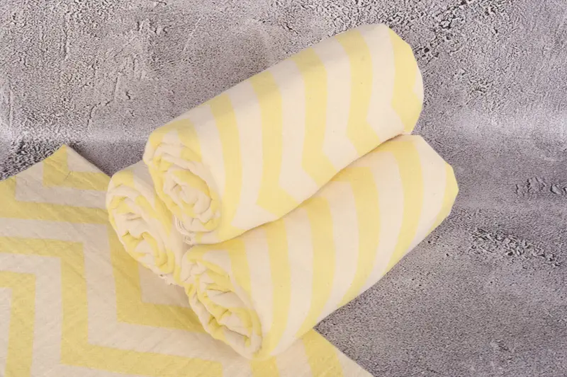 Handmade Gift, 70x40 Cotton Zigzag Design Towel, Turkish Towel Beach, Wedding Towel, Memorial Gift, Handmade Turkish hammam towel, Wedding Gift - 7