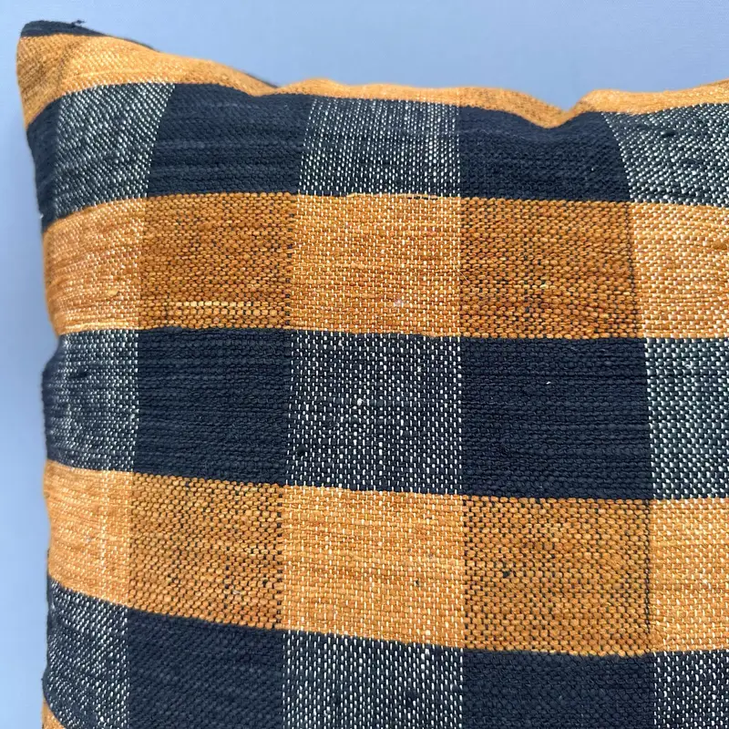 Cushion Cover, Kilim Pillow, Pillow for Sofa, Outdoor Patio Pillow Sham, 18x18 Orange Pillow Sham, Outdoor Pillow, Ethnical Kilim Rug Pillow - 5
