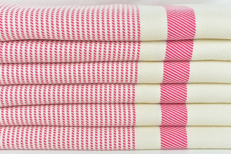 Throw Blanket, 88x80 Cotton Striped Towel, Housewarming Gift, Summer Gift, Bridesmaid Gifts, Turkish Cotton Throw Blanket, Christmas Tablecloth - 2