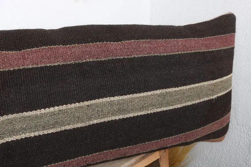 Pillow for Couch, 16x48 Brown Cushion, Outdoor Pillow, Pillow Case, Home Decor Pillow, Sofa Pillow Case, Antique Pillows, Toss Cushion - 4