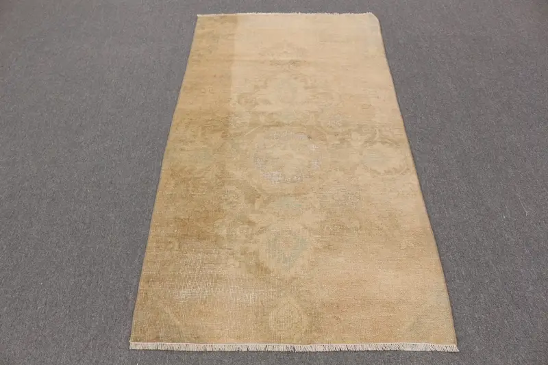 Brauner, grüner Südwestteppich, 6,1 x 6,07 Fuß, schickes Dekor