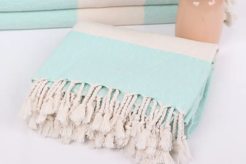 Monogram Turkish Bath Towel, Scarf Towel, Gift For Him, 68x36 Cotton Diamond Towel, Beach Towel Gift, Personalized Gift For Her, Turkish Towel USA - 5
