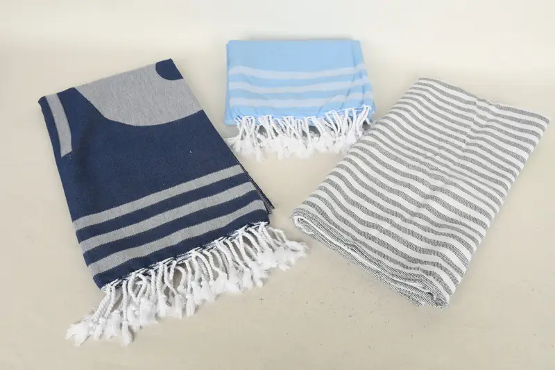 Custom Beach Towel, Wedding Day Gift For Bride, Bridal Shower Favors, Monogrammed Beach Towel, 70x40 Cotton Set of 8 Towel, Turkish Bath Towel USA - 5