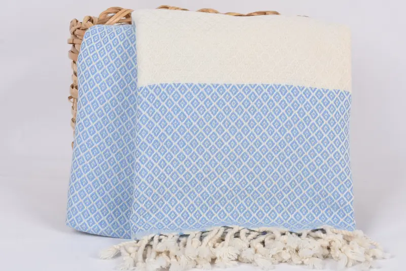 Soft towel, Best Friend Gift, 70x36 Linen Diamond Towel, Best Friend Christmas Gift, Best spa Turkish towel for luxury home decor, Beach Towel Bulk - 5