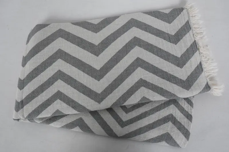 Friends Beach Towel, Personalized Towel, Bridesmaid Gift Towel, Bachelor Bachelorette Party Favors, 70x40 Cotton Zigzag Design Towel, Bride Gift - 6