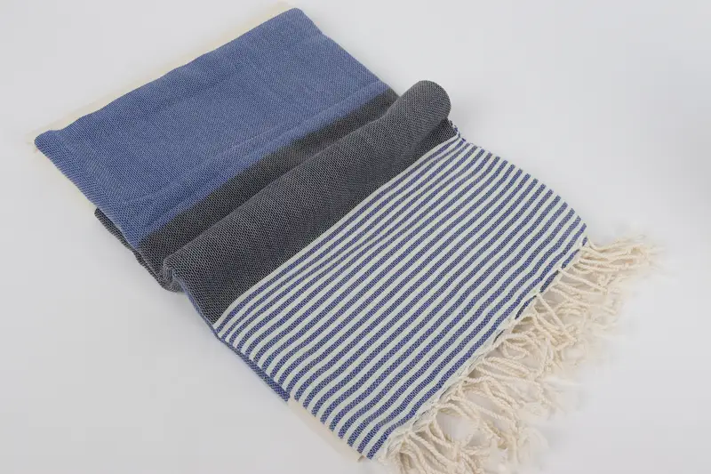 First Wedding Anniversary Gift, Wedding Favors, 68x40 Cotton Striped Towel, Travel towel, Gift For Coworker, Peshtemal Towel, Monogram Turkish Towel - 6