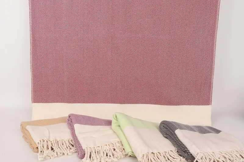 Peshtemal Towel, Handmade Gift, Beach Towel Bulk, Quick-dry peshtemal, 70x40 Cotton Striped Towel, Unique Wedding Gift, Wedding Shower Gift - 8