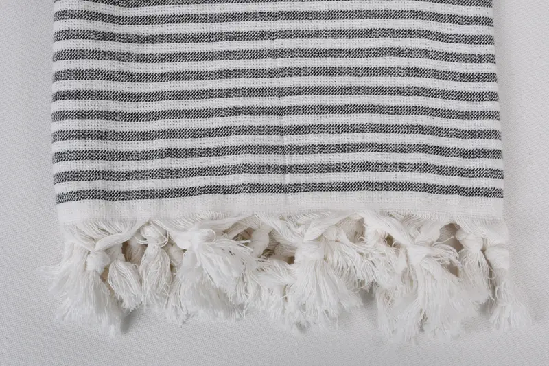 Handmade Gift, Gift For Boyfriend, Bridemaids Beach Towel, Personalized Turkish Towel, 68x40 Cotton Striped Terry Towel, Bachelorette Party Favors - 3