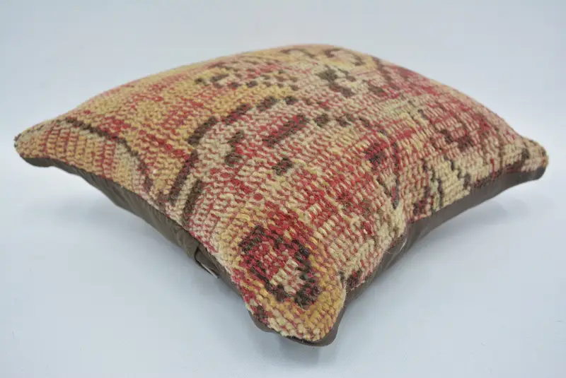 Pillow Cover, 12x12 Green Pillow Case, Throw Kilim Pillow, Pillow for Couch, Living Room Throw Cushion Case, Turkish Kilim Pillow - 6