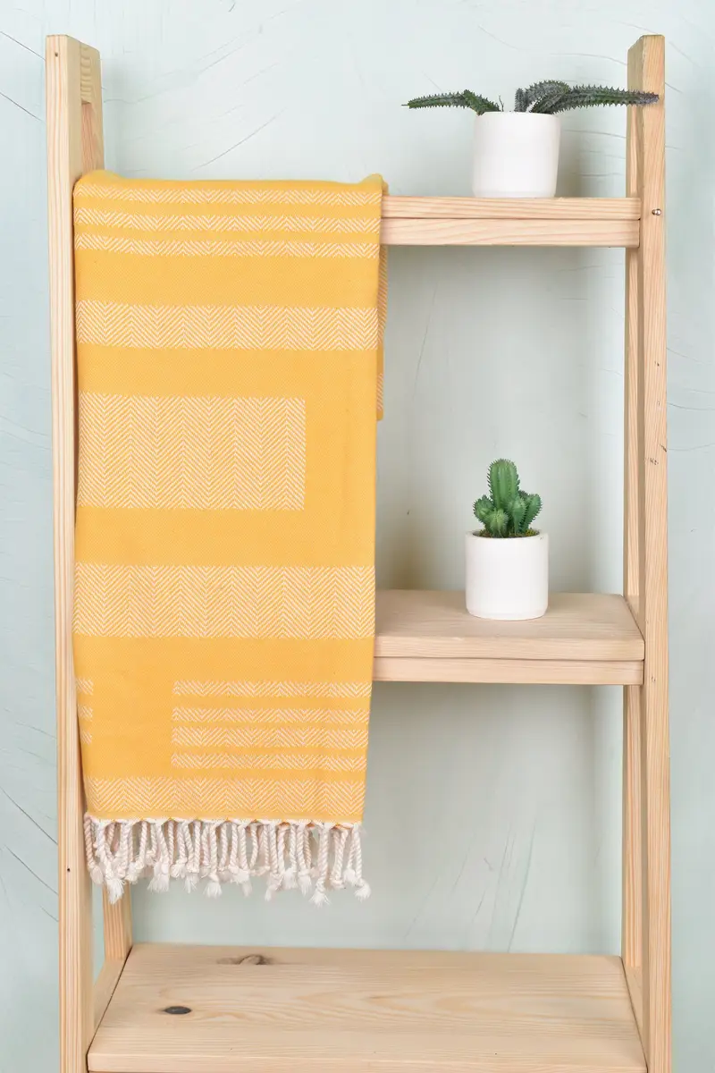 Hammam Towel USA, Bachelorette Party Gifts, Turkish Towel USA, Bachelorette Party Favors Beach, Best Friend Gift, 68x38 Cotton Chevron Towel - 8