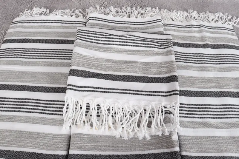 70x40 Cotton Striped Towel, Housewarming Gift, Turkish hand towel, Personalized Home Gift Wedding, Bachelor Towel, Gift For Mom, Bath towel - 4