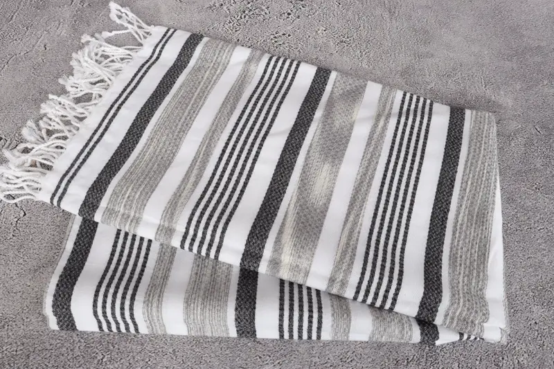 70x40 Cotton Striped Towel, Housewarming Gift, Turkish hand towel, Personalized Home Gift Wedding, Bachelor Towel, Gift For Mom, Bath towel - 6