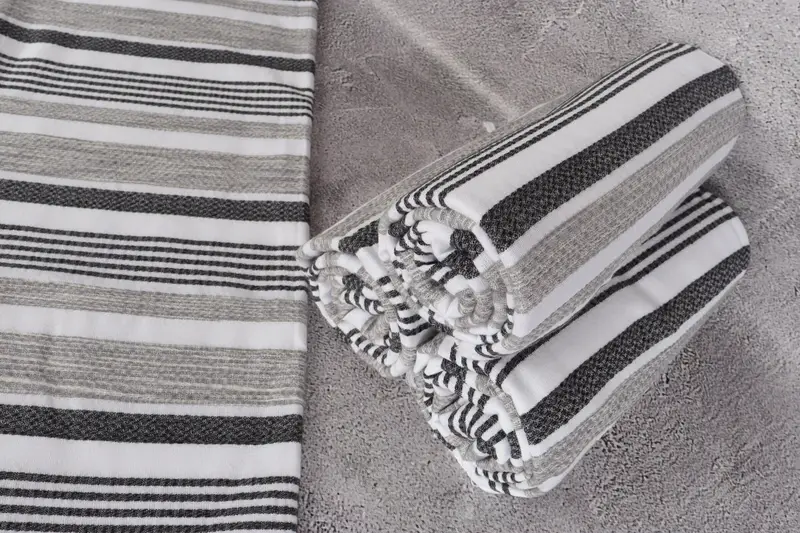 70x40 Cotton Striped Towel, Housewarming Gift, Turkish hand towel, Personalized Home Gift Wedding, Bachelor Towel, Gift For Mom, Bath towel - 8