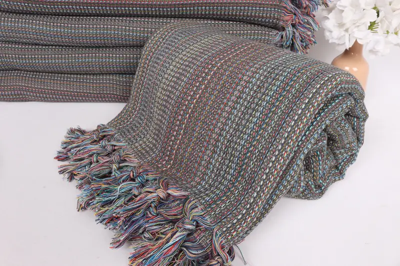 90x88 Cotton Colorful Diamond Towel, Bedspread Quenn, Boho Throw Blankets, Bachelorette Party Items, Wedding Favors, Monogram Blanket, Organic Throw - 4