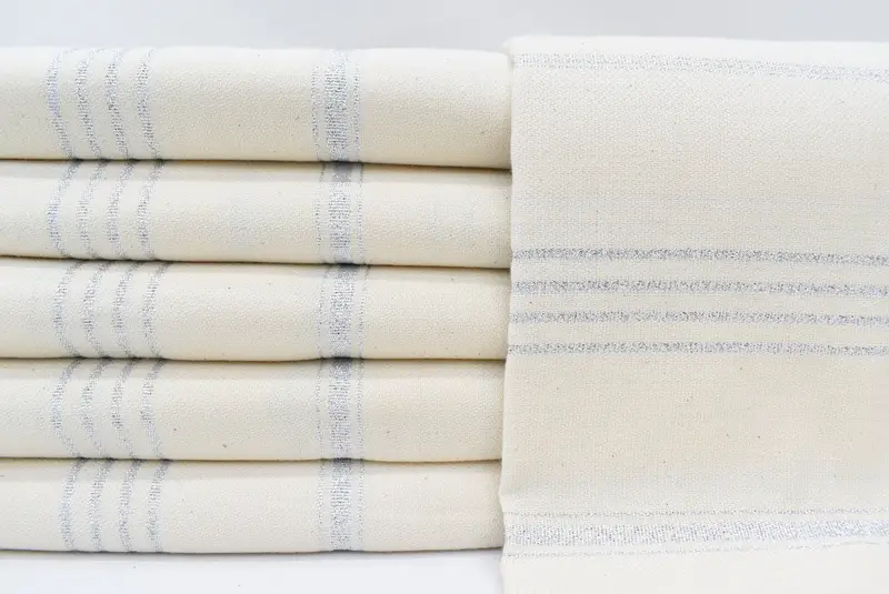70x40 Linen Striped Towel, Maid Of Honor Gift, Turkish Towel Set, Lightweight Turkish towel, Peshtemal Towel, Custom Beach Towel, Embroidery Towel - 2