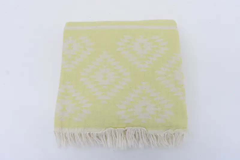 Toalla de kilim de algodón 70x36, toalla absorbente, regalo de aniversario para ella, toalla turca suave y absorbente, regalo personalizado, toalla turca grande - 6