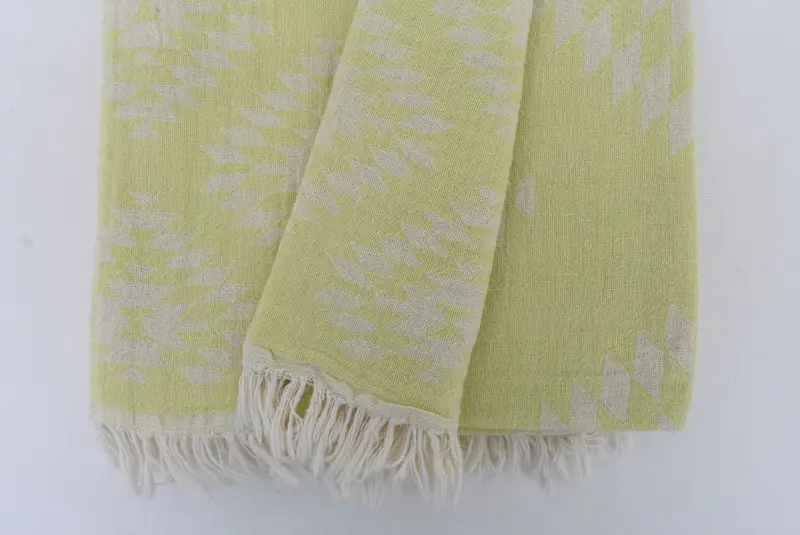 Toalla de kilim de algodón 70x36, toalla absorbente, regalo de aniversario para ella, toalla turca suave y absorbente, regalo personalizado, toalla turca grande - 4
