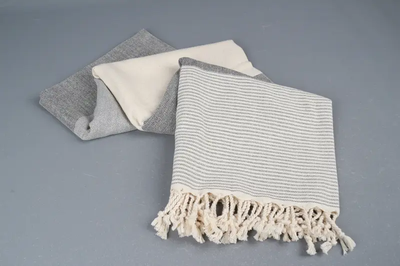 Yoga Towel, Turkish bath towel, Gift For The Home Decor, Sand-resistant towel, 70x40 Cotton Striped Towel, Peshtemal Towel, Wedding For Favor - 7