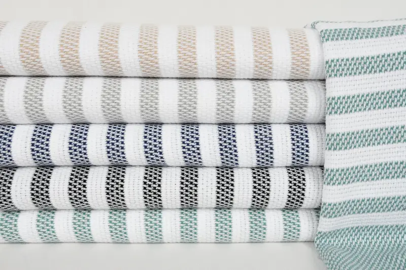Personalized Gift, Custom Turkish Towel, Personalized Dish Towel, Monogrammed Hand Towel, 44x24 Cotton Striped Towel, Bridesmaid Favors, Summer Gift - 1