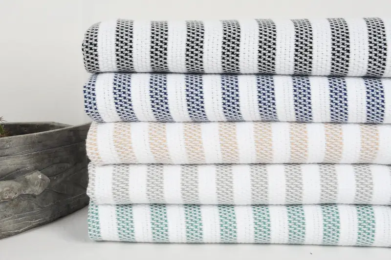 Personalized Gift, Custom Turkish Towel, Personalized Dish Towel, Monogrammed Hand Towel, 44x24 Cotton Striped Towel, Bridesmaid Favors, Summer Gift - 2
