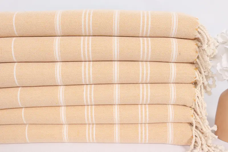 Monogram Hand Towel, Bridal Shower Gift, Turkish Tea Towel, 36x24 Cotton Striped Towel, Bachelor Party Gifts, Gym Towel, Monogram Kitchen Towel - 3