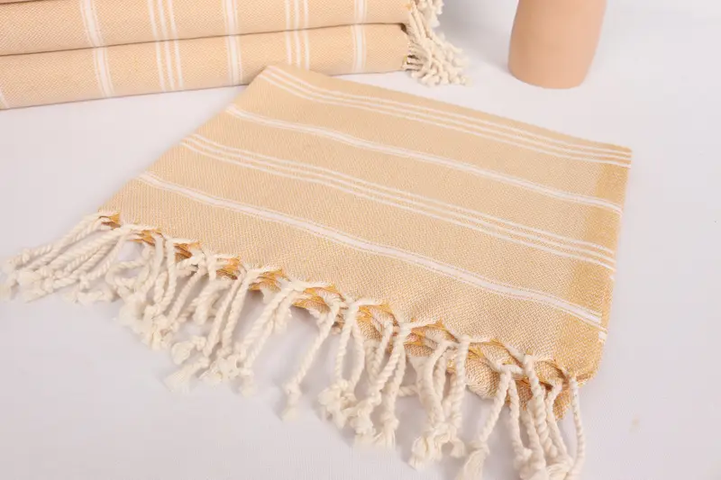 Monogram Hand Towel, Bridal Shower Gift, Turkish Tea Towel, 36x24 Cotton Striped Towel, Bachelor Party Gifts, Gym Towel, Monogram Kitchen Towel - 5