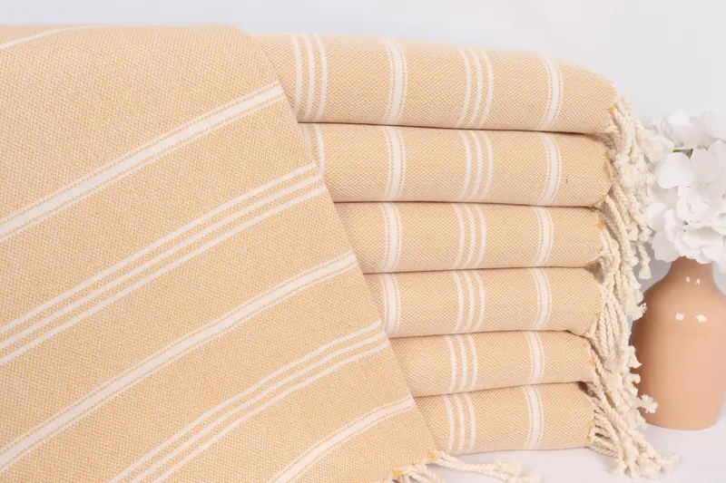 Monogram Hand Towel, Bridal Shower Gift, Turkish Tea Towel, 36x24 Cotton Striped Towel, Bachelor Party Gifts, Gym Towel, Monogram Kitchen Towel - 1