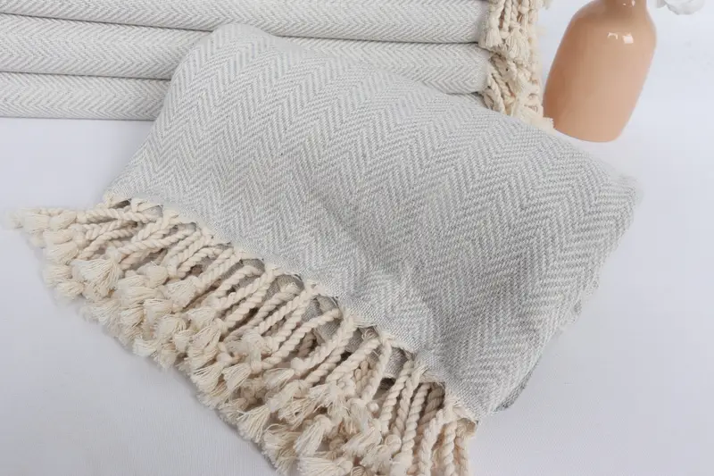 Custom Towel, 70x40 Cotton Herringbone Towel, Christmas Favors, Beach Towel Bulk, Vegas Bachelorette Party Favors, Quick-dry peshtemal - 4