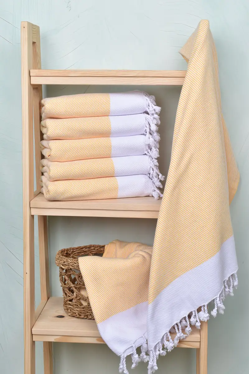 Spa Towel, Maid Of Honor Gift, 70x40 Cotton Chevron Towel, Bachelorette Gifts, Bridesmaid Gift, Handwoven Turkish Towel, Wedding Gifts Towel - 3