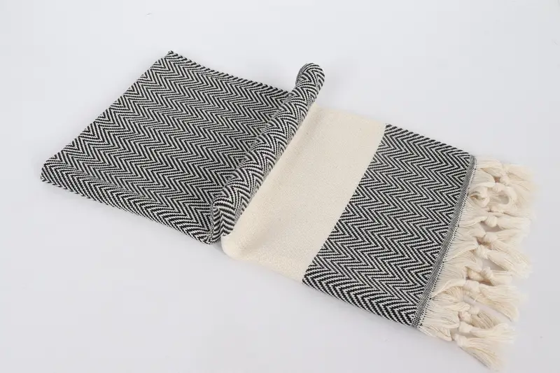 Monogrammhandtücher, Heimgeschenk, personalisiertes Küchentuch, 36x18 Baumwoll -Fischgrätenhandtuch, personalisiertes Handtuch, Junggesellenhandtuch, türkisches Geschirrtuch - 6