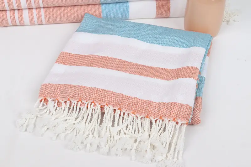 Personalized Gift, Spa Towel, Welcome Wedding Gift, Valentines Day Gift For Her, Bridesmaid Gifts, 70x40 Cotton Striped Towel, Organic Turkish towel - 5