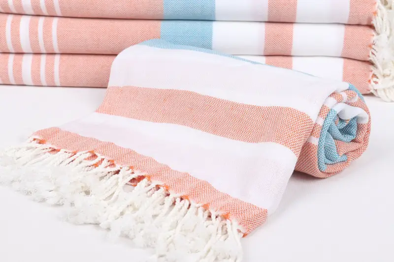 Personalized Gift, Spa Towel, Welcome Wedding Gift, Valentines Day Gift For Her, Bridesmaid Gifts, 70x40 Cotton Striped Towel, Organic Turkish towel - 4