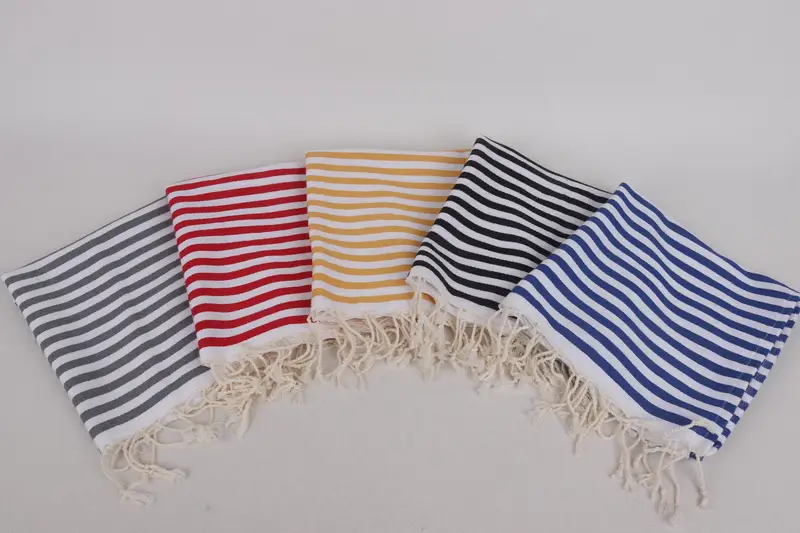 Turkish Hand Towel, Wedding Gift, 40x18 Cotton Striped Towel, Christmas Hand Towel, Turkish Towel Hand Towel, Wedding Hand Made Gift, Travel Towel - 2