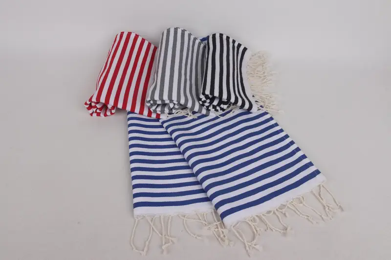 Turkish Hand Towel, Wedding Gift, 40x18 Cotton Striped Towel, Christmas Hand Towel, Turkish Towel Hand Towel, Wedding Hand Made Gift, Travel Towel - 4