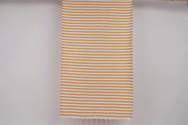Turkish Hand Towel, Wedding Gift, 40x18 Cotton Striped Towel, Christmas Hand Towel, Turkish Towel Hand Towel, Wedding Hand Made Gift, Travel Towel - 8
