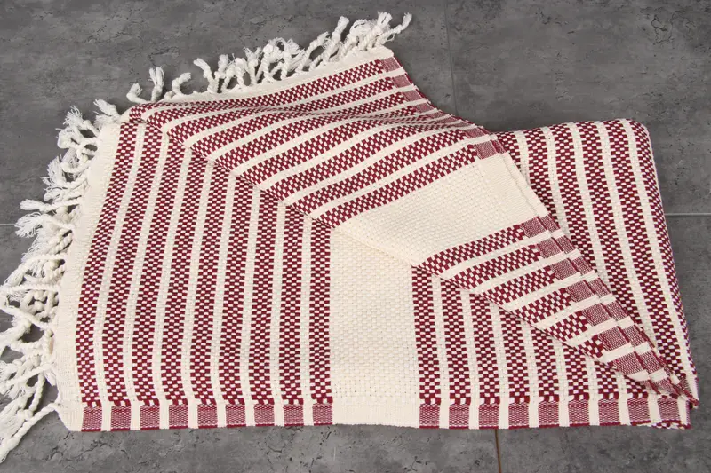 Best Friend Gift, Travel towel, Peshtemal Towel, Gift For Boyfriend, 70x40 Cotton Striped Towel, Turkish towel bulk order for wedding gifts - 3