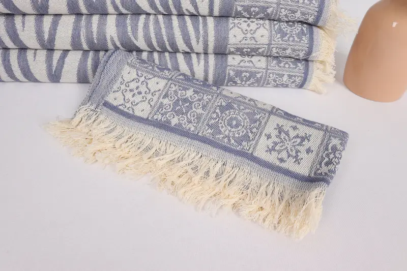 Personalized Gift, Summer Towel, Personalized Hand Towel, Grandma Gift, Beach Theme Wedding Gift, Turkish Tea Towel, 28x20 Cotton Striped Towel - 4