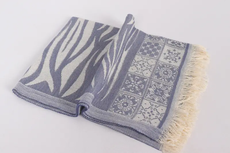 Personalized Gift, Summer Towel, Personalized Hand Towel, Grandma Gift, Beach Theme Wedding Gift, Turkish Tea Towel, 28x20 Cotton Striped Towel - 6