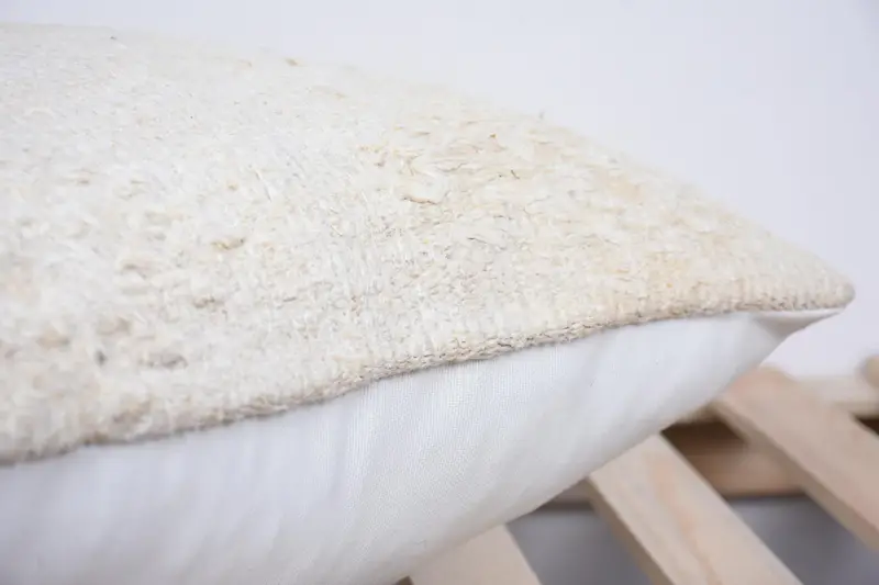 Sofa Bolster Cushion Cover, Pillow Case, Pillow for Sofa, Retro Cushion, Boho Pillow Sham Cover, 18x18 White Pillow Sham, Handmade Kilim Cushion - 7