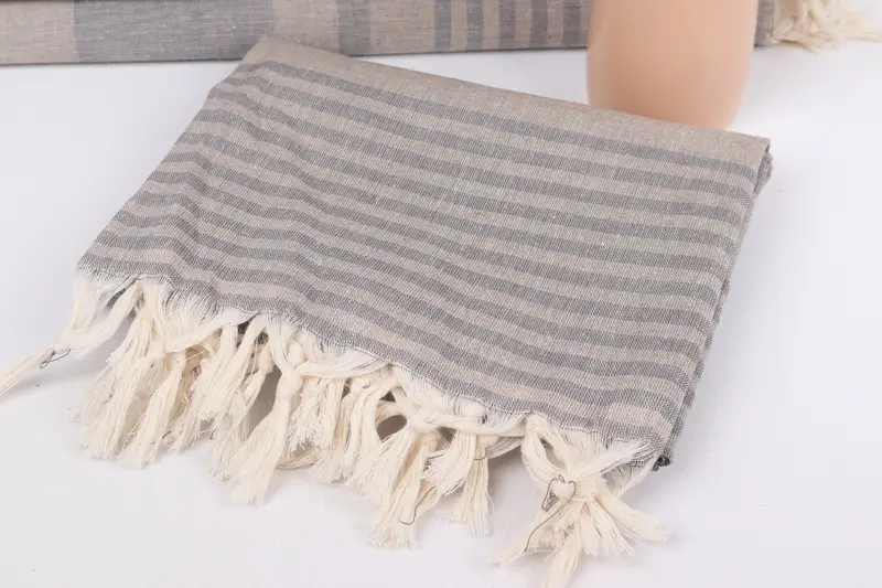 Turkish Towel Beach, 70x40 Cotton Striped Towel, Customized Towels, Bridal Shower Favors, Bachelorette Party Favors, Customized Turkish Towel - 5