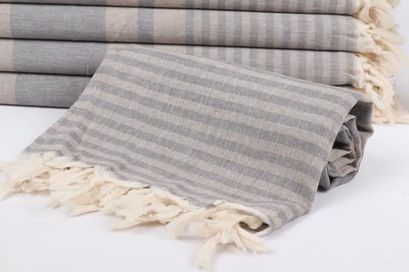 Turkish Towel Beach, 70x40 Cotton Striped Towel, Customized Towels, Bridal Shower Favors, Bachelorette Party Favors, Customized Turkish Towel - 4