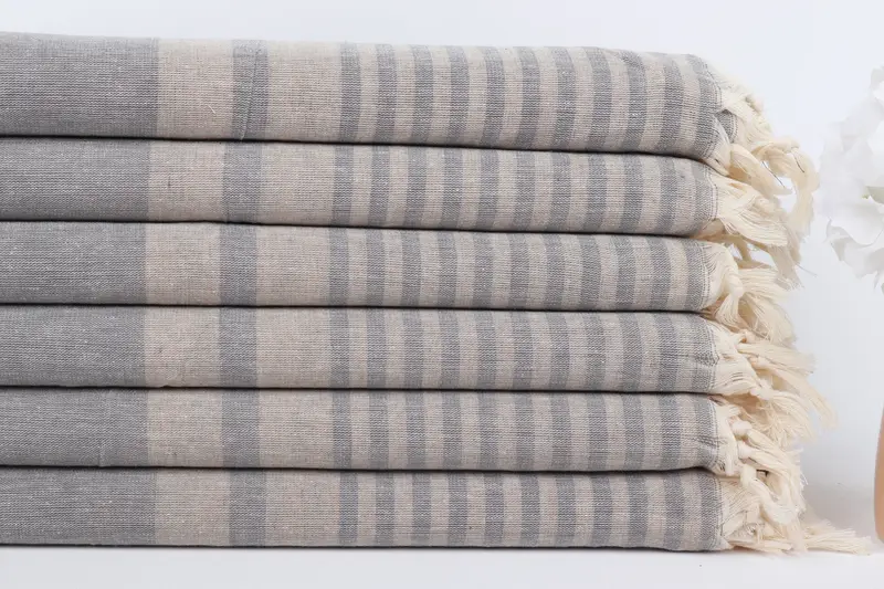 Turkish Towel Beach, 70x40 Cotton Striped Towel, Customized Towels, Bridal Shower Favors, Bachelorette Party Favors, Customized Turkish Towel - 3