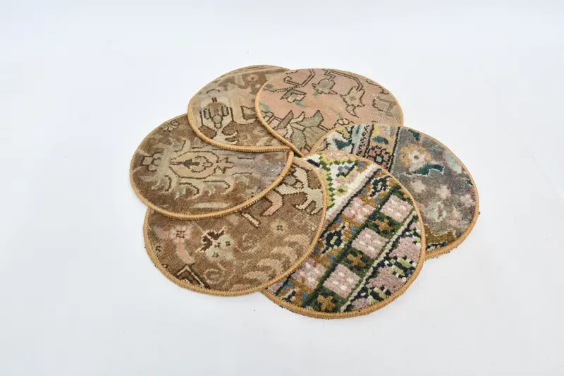 Manteles individuales bohemios en color marrón y bronce, estilo Steampunk de 25 pulgadas