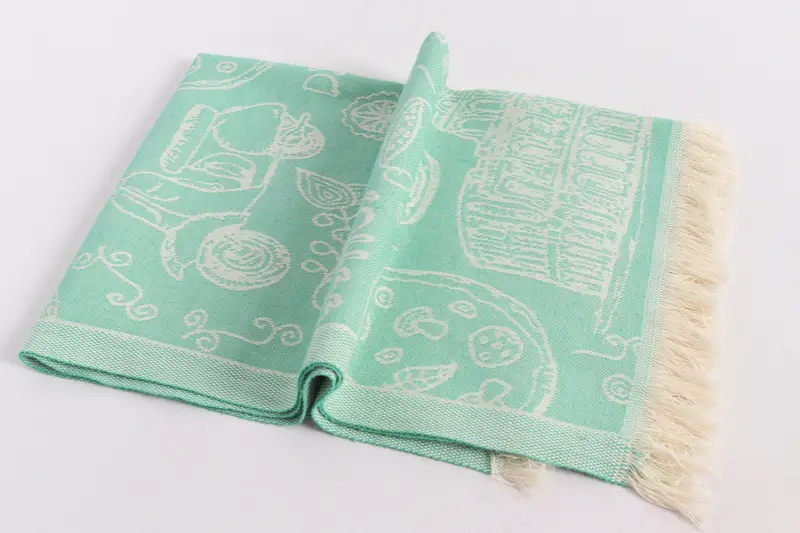 Turkish Towel Hand Towel, Custom Tea Towel, 28x20 Cotton Italian Symbols Design Towel, Travel Towel, Bridesmaid Gifts, Monogrammed Hand Towel - 7